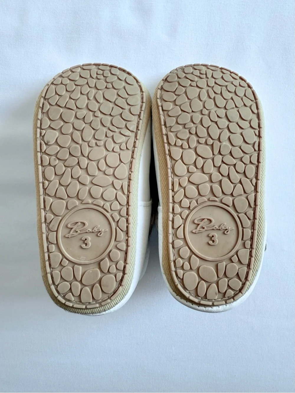White Classic Mary Jane Faux Leather Buckle Strap Dress Baby Shoes Size 3